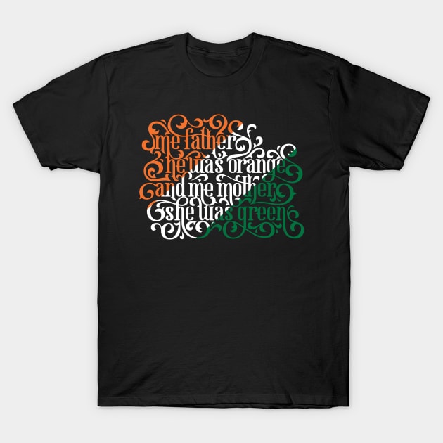 The Orange and the Green T-Shirt by polliadesign